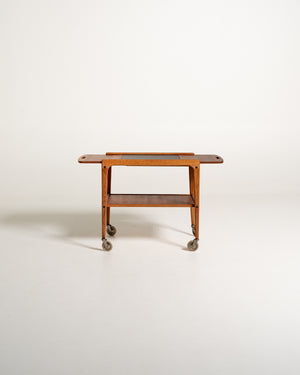 Carrello "Thea" di Yngve Ekström in rovere e teak, anni 60