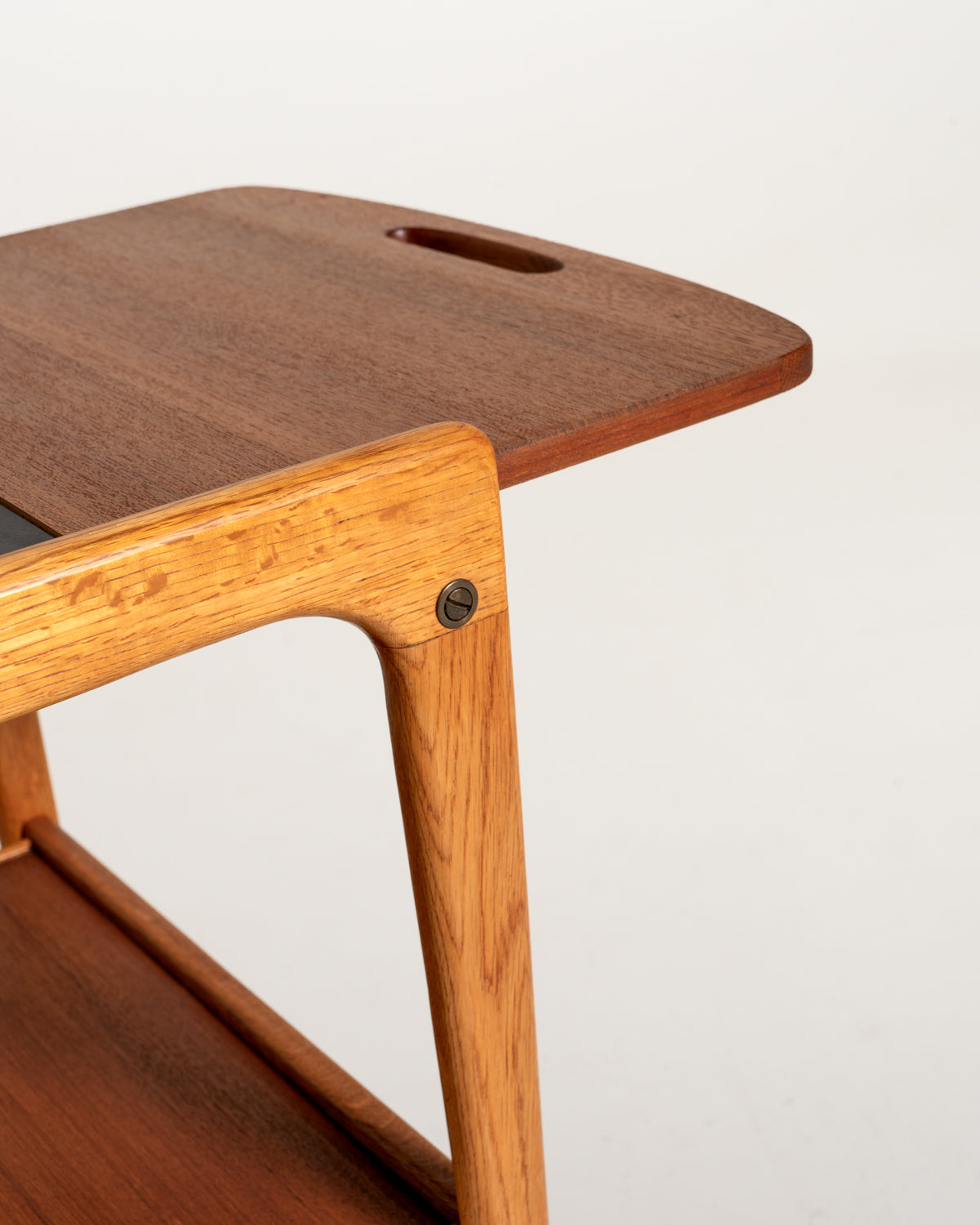 Carrello "Thea" di Yngve Ekström in rovere e teak, anni 60