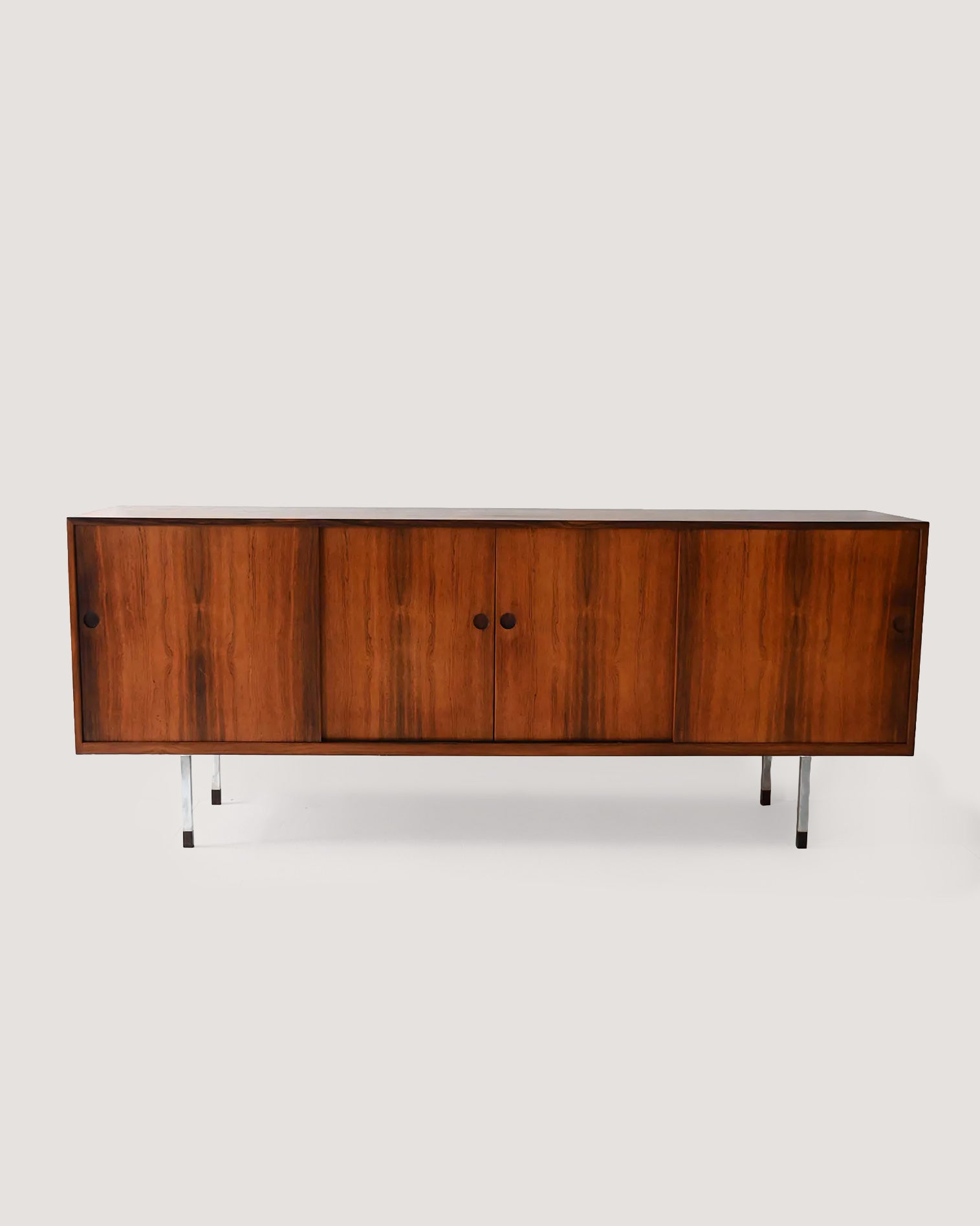 Sideboard scandinavo vintage Norgaard in palissandro