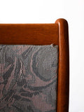 Set 4 sedie scandinave anni 60 in teak con tappezzeria originale 9