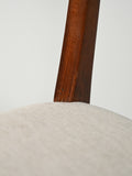 Set di sei sedie scandinave in teak anni ’60 7