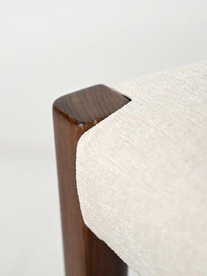 Set di sei sedie scandinave in teak anni ’60 8