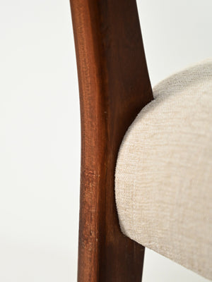 Set di sei sedie scandinave in teak anni ’60 15
