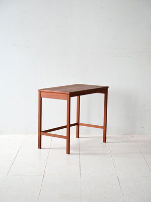 Tavolino da caffè scandinavo vintage in teak anni '50-'60 2