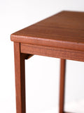 Tavolino da caffè scandinavo vintage in teak anni '50-'60 5