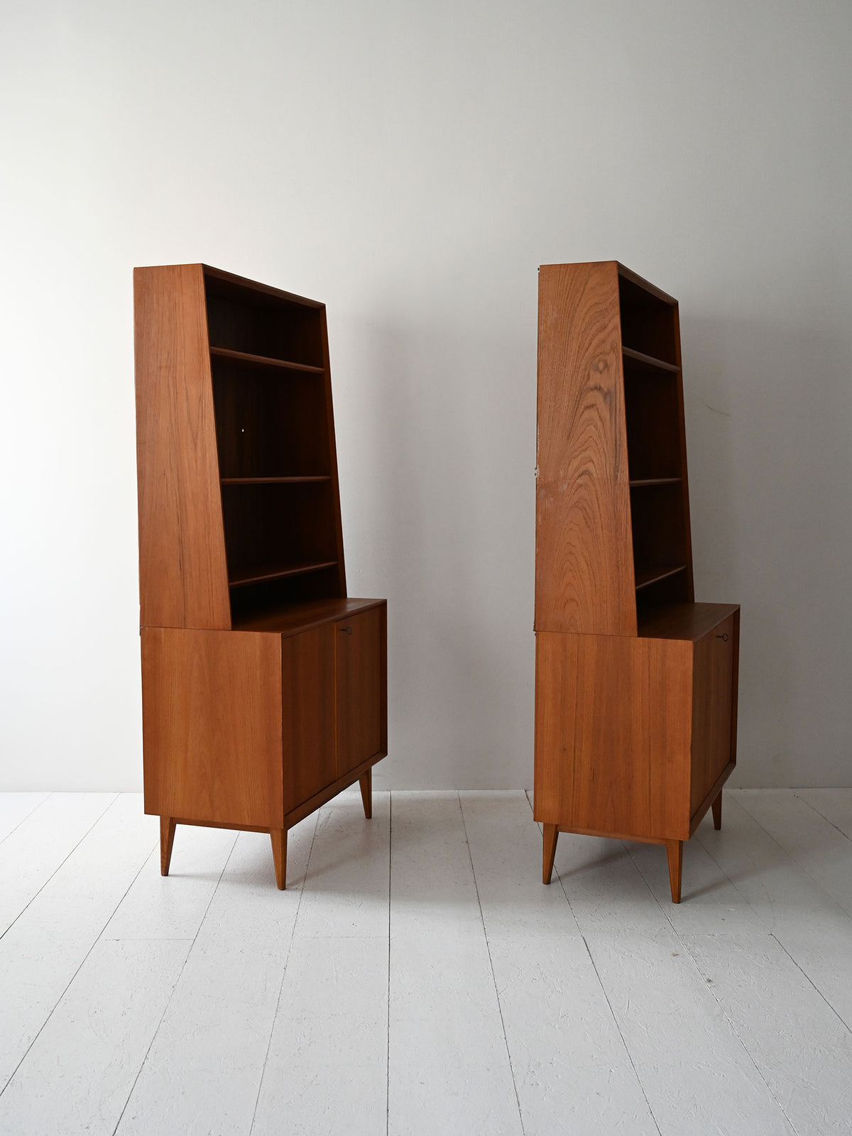 Sistema modulare scandinavo anni 60 in teak 8