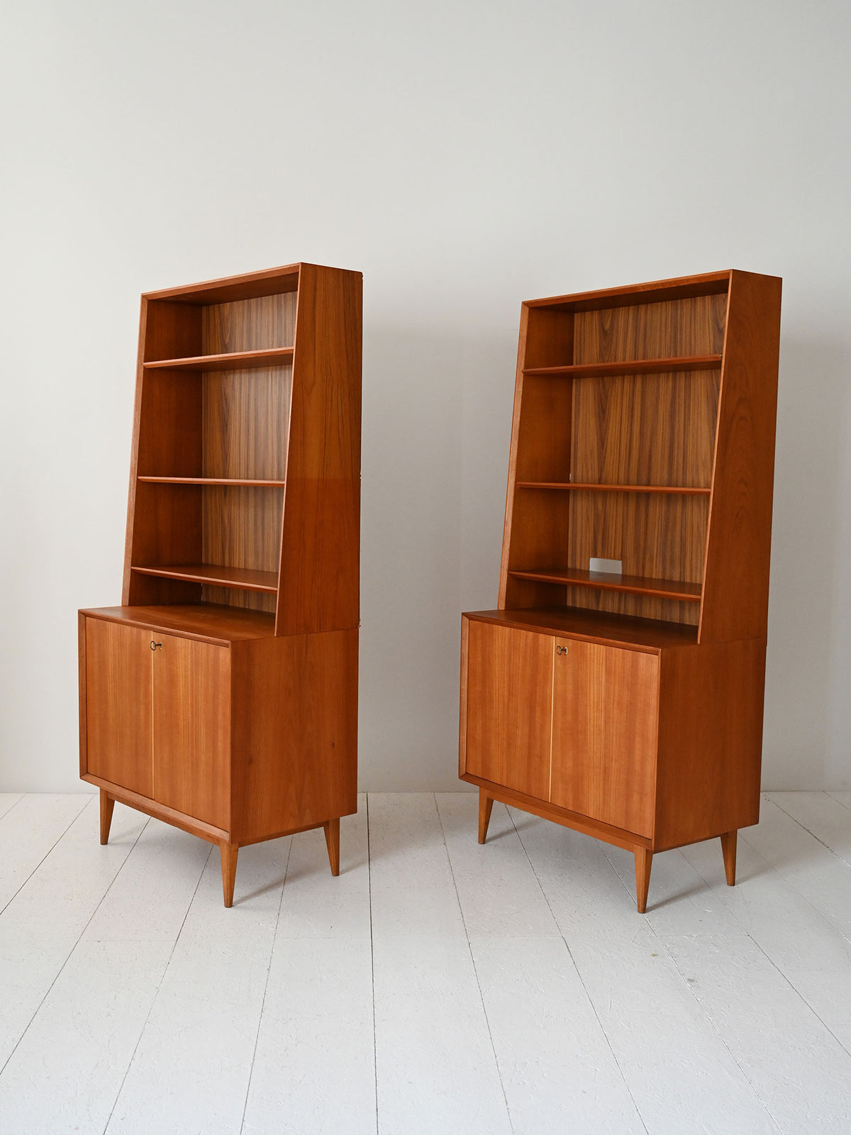 Sistema modulare scandinavo anni 60 in teak 9