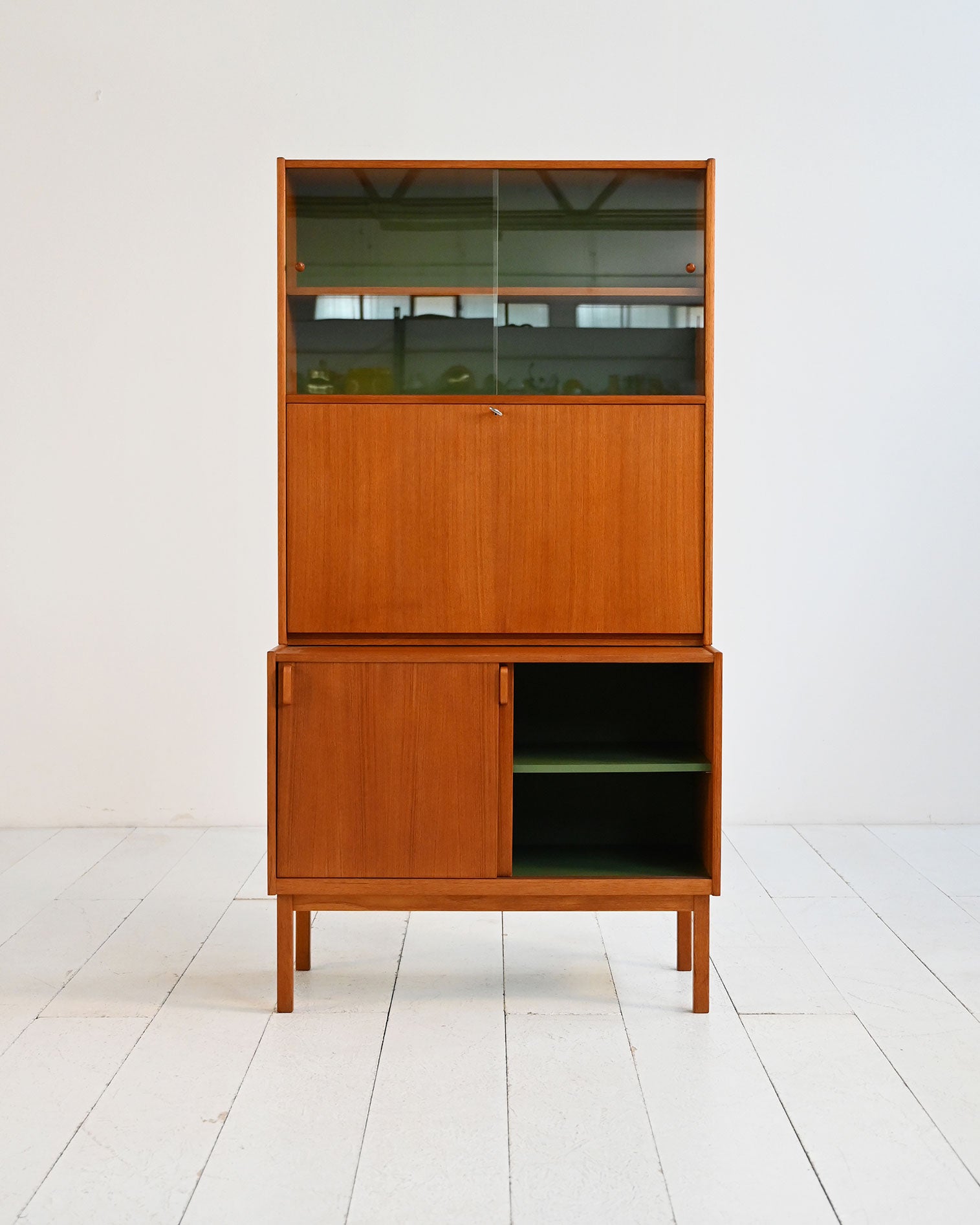 Libreria di Erik Wørts per Bodafors con mobile bar, anni ’60 2