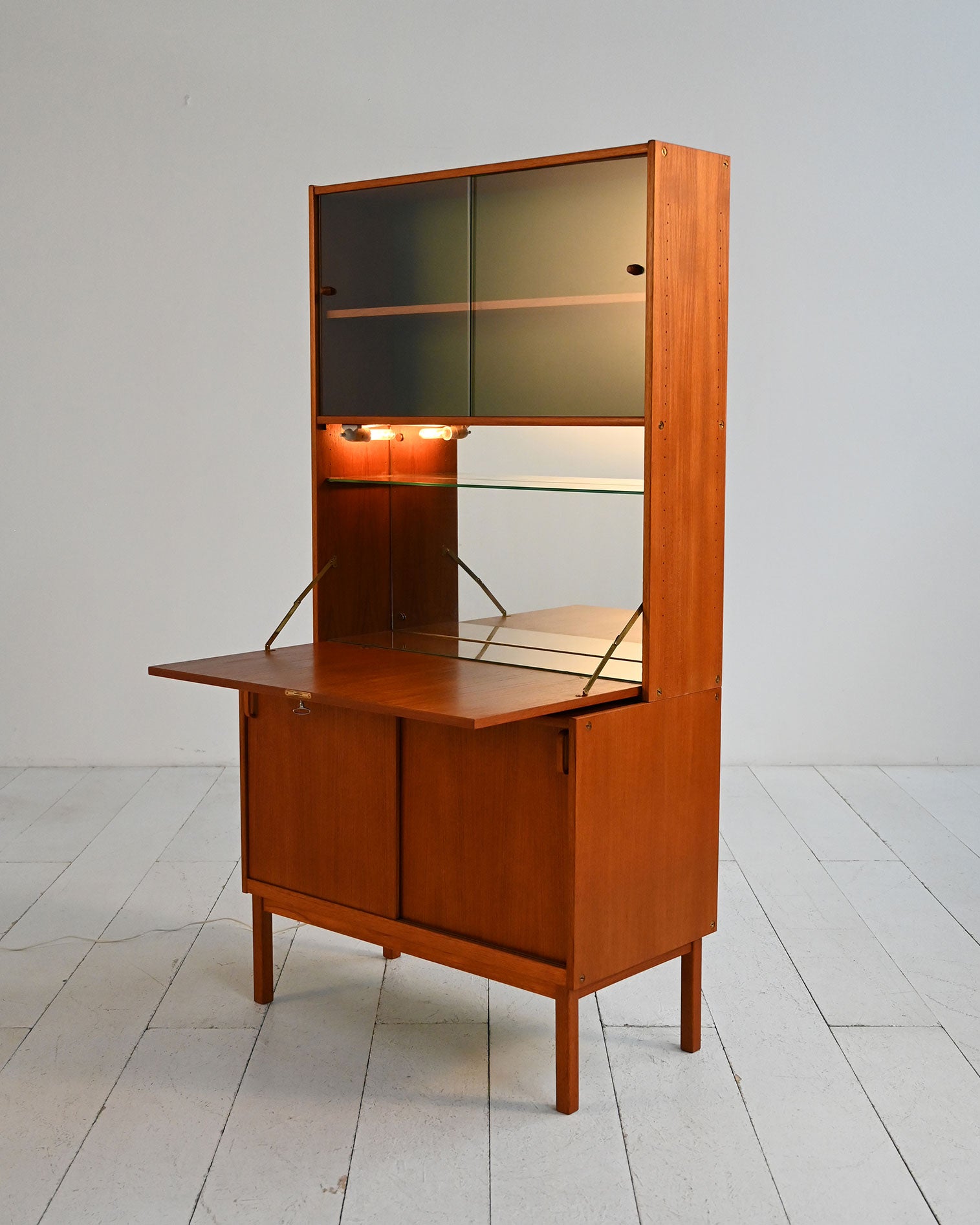 Libreria di Erik Wørts per Bodafors con mobile bar, anni ’60 5