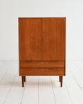 Cabinet scandinavo in teak con cassetti, anni ’50/’60