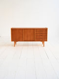 Sideboard scandinavo teak e pino anni ’60 1