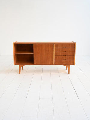 Sideboard scandinavo teak e pino anni ’60 2