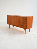 Sideboard scandinavo teak e pino anni ’60 4
