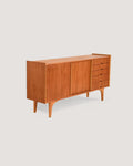 Sideboard scandinavo teak e pino anni ’60