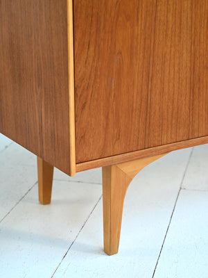 Sideboard scandinavo teak e pino anni ’60 7