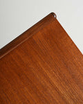Sideboard scandinavo in teak con cassetti a tegola, anni '60