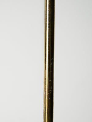 Lampada da terra scandinava in ottone con due punti luce regolabili 11