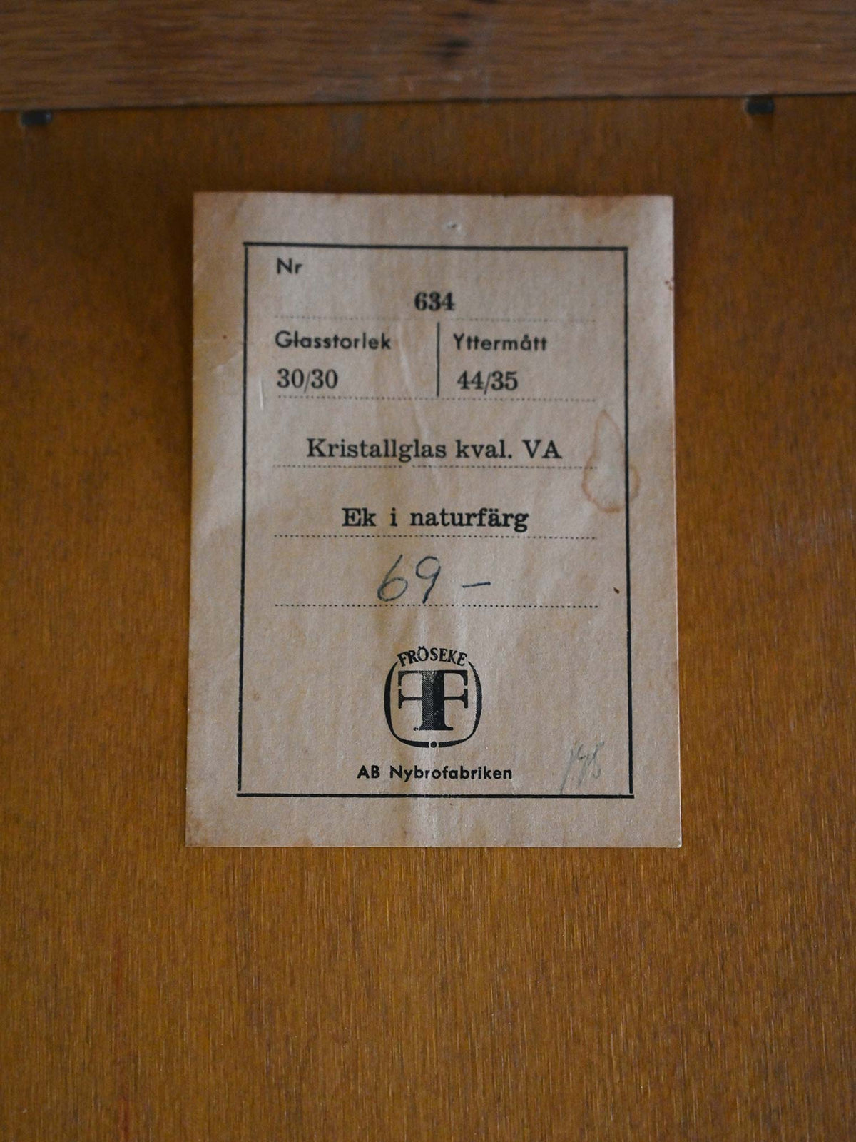 Specchio da tavolo Fröseke anni ’60 regolabile 5