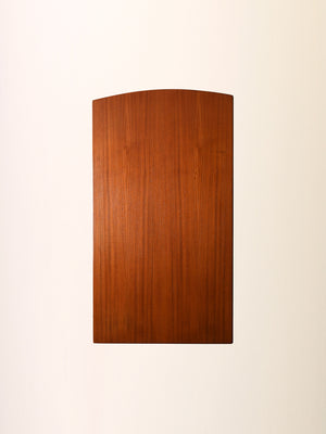 Scrivania scandinava vintage con blocco di cassetti e vano libreria 8