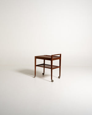 Carrello svedese in teak anni '50/'60