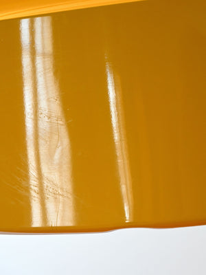Lampada da soffitto scandinava gialla anni ’60/’70 1