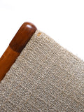 Set di 4 sedie scandinave anni 60 in teak con tappezzeria beige 6