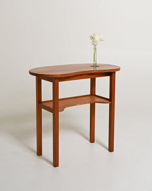 Consolle nordica in pino con ripiano, anni '50-'60