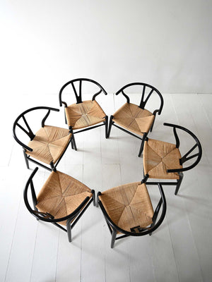 Set di 6 sedie CH24 di Hans Wegner 1