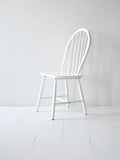 Set di 4 sedie scandinave bianche 3