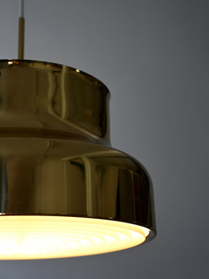Lampada da soffitto Bumling in ottone di Anders Pehrson 2