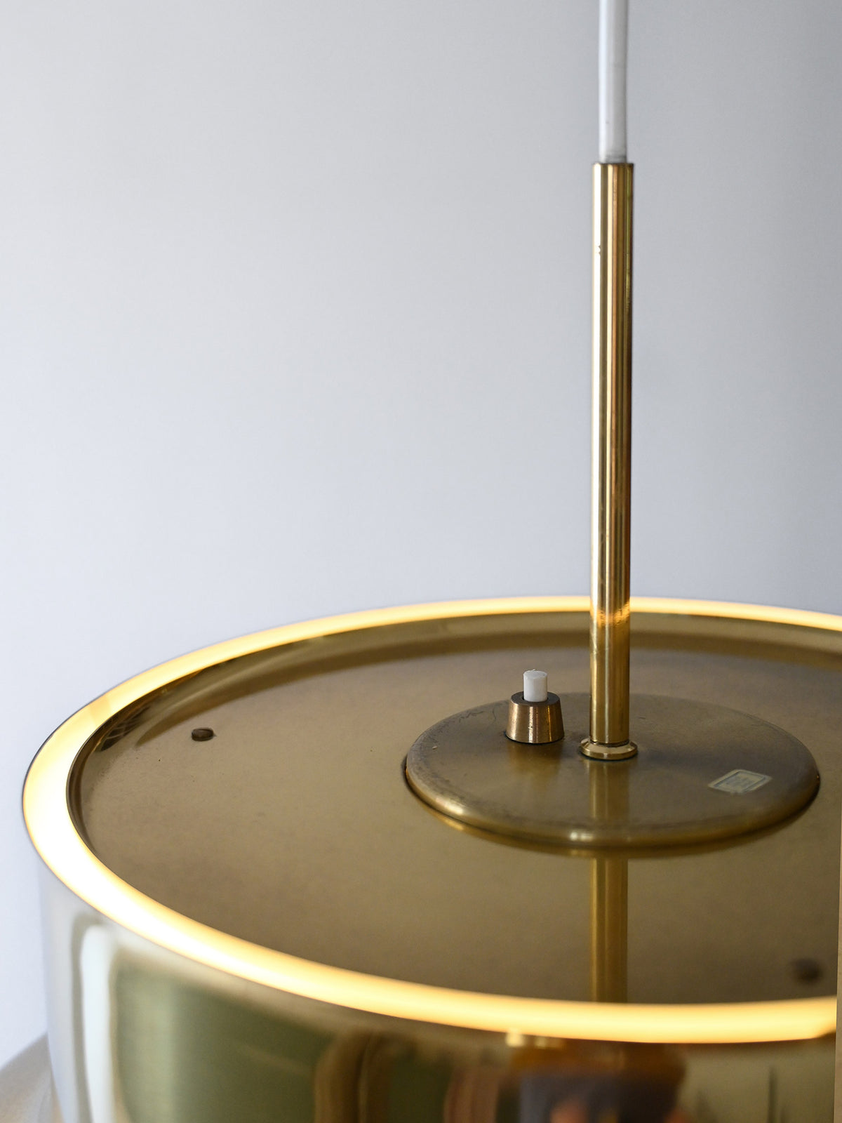 Lampada da soffitto Bumling in ottone di Anders Pehrson 6