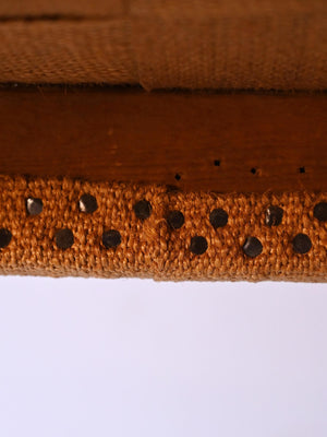 Coppia di sgabelli scandinavi vintage con seduta intrecciata 5