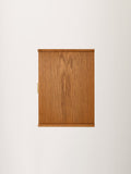 Comodino scandinavo vintage con maniglia in ottone 7