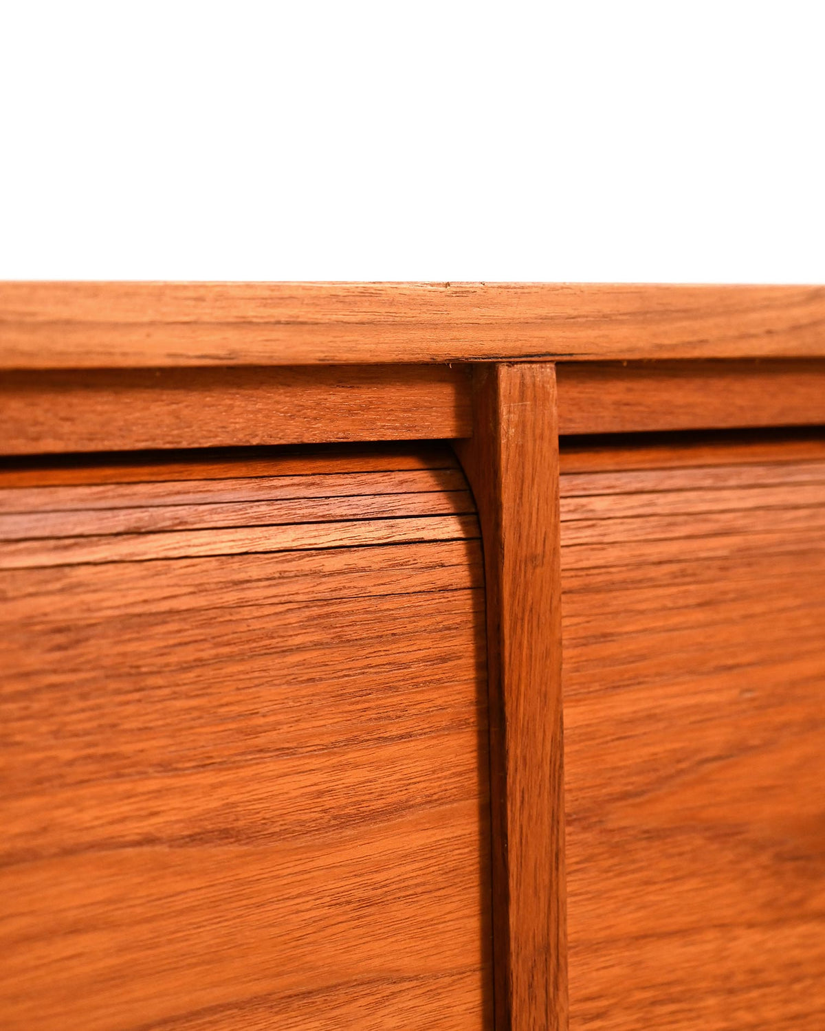 Sideboard scandinavo in teak con ante a serranda, anni ’60 7