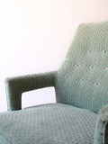 Coppia di poltroncine scandinave vintage anni 50 verde menta 7