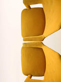Coppia di poltroncine scandinave vintage anni '50 gialle 7