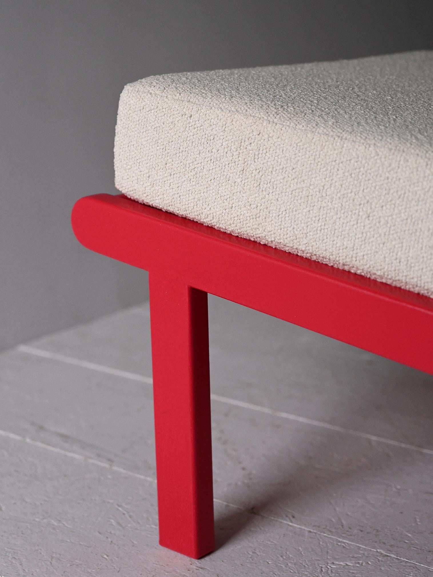 Coppia poltrone scandinave vintage rosso ciliegia 7