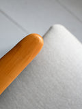 Coppia poltrone scandinave mid-century in rovere 5