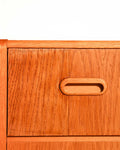 Cassettiera scandinava in rovere, anni ’60 6