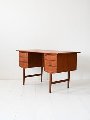 Scrivania danese freestanding anni 50/60 3