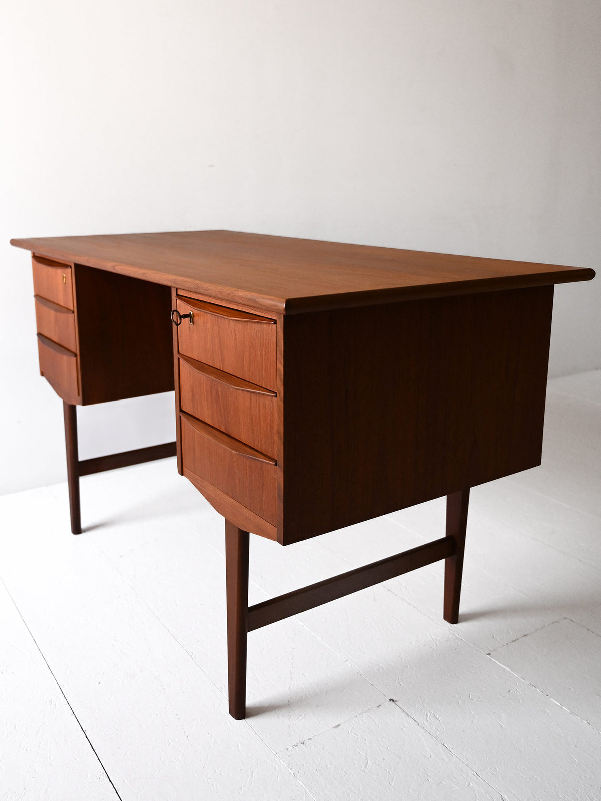 Scrivania danese freestanding anni 50/60 6