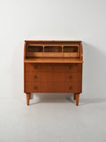 Secrétaire con gambe tornite decorate, anni ’50 1