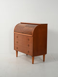 Secrétaire con gambe tornite decorate, anni ’50 4