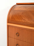 Secrétaire con gambe tornite decorate, anni ’50 6