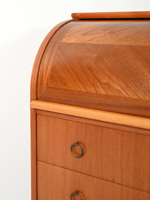 Secrétaire con gambe tornite decorate, anni ’50 6
