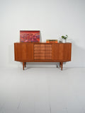 Sideboard scandinavo con cassetti a latta anni 50/60