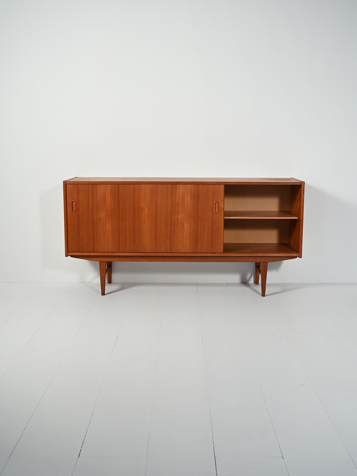 Sideboard scandinavo con cassetti a latta anni 50/60 3