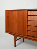 Sideboard scandinavo con cassetti a latta anni 50/60 6