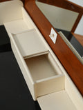 Toeletta con cassettiera scandinava in teak anni 50/60 9