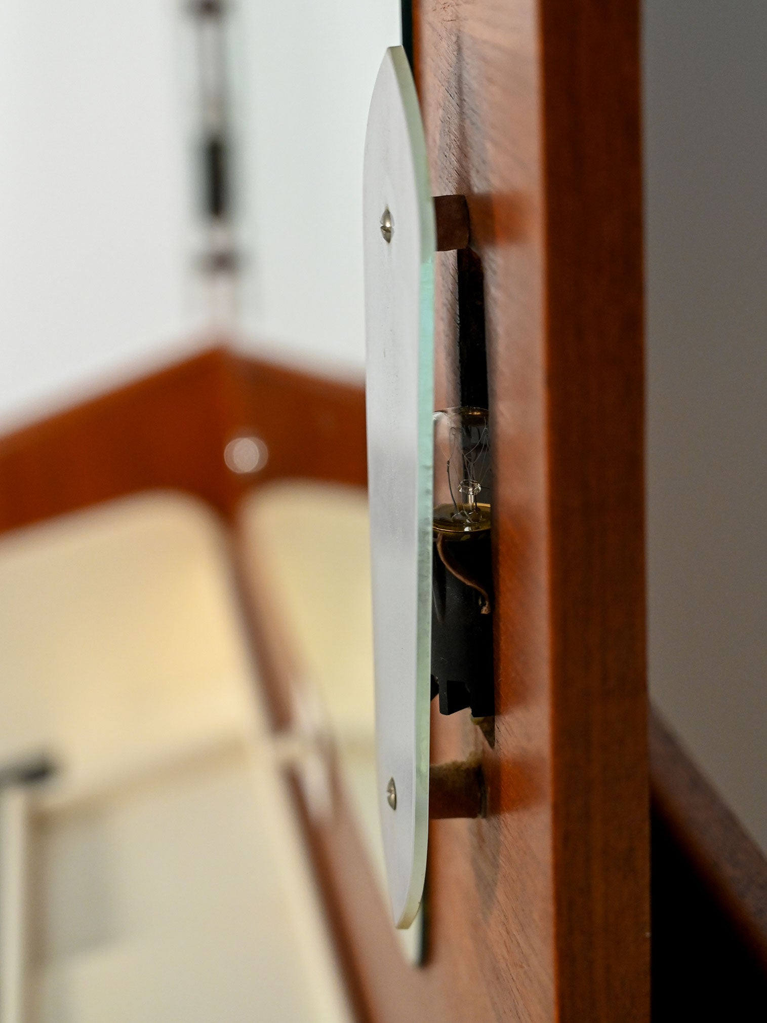 Toeletta con cassettiera scandinava in teak anni 50/60 11